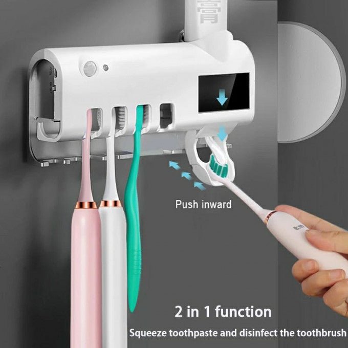 موزع المعجون وحامل الفرشاة الأسنان - الرفاهية في كل فجوة - Image 2