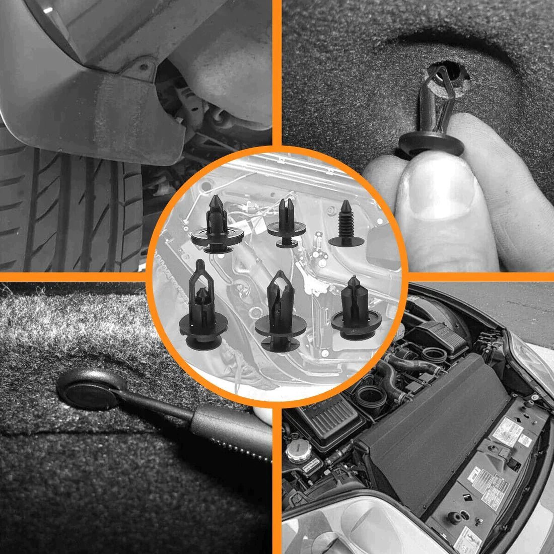 Assortiment de Clips de retenue de voiture, 100 PCS - Image 2