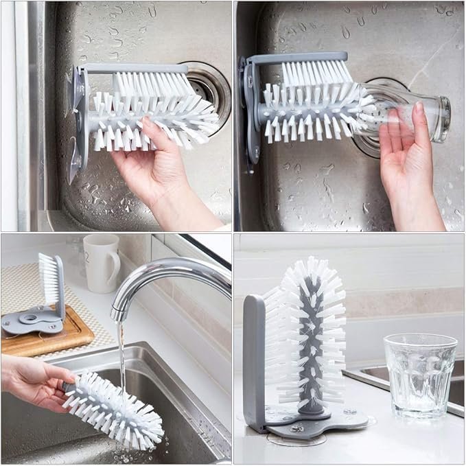 🧽🧼 Brosse de Nettoyage pour Verres - Image 5