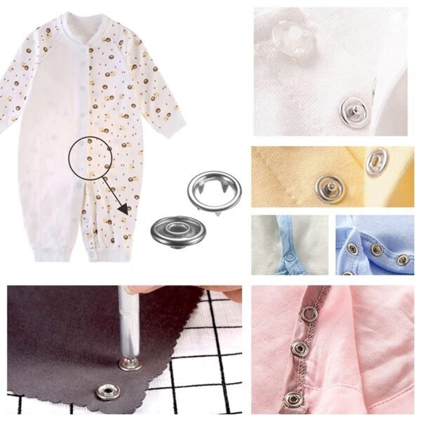 مكينة أزرار الخياطة المعدنية - Image 3