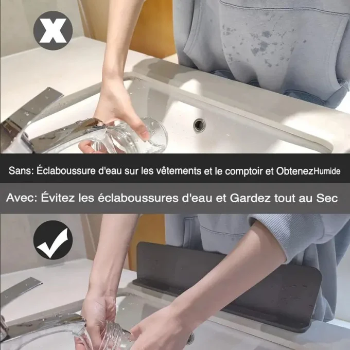 واقي رذاذ الحوض من السيليكون - احمِ مطبخك بأناقة وفعالية - Image 3