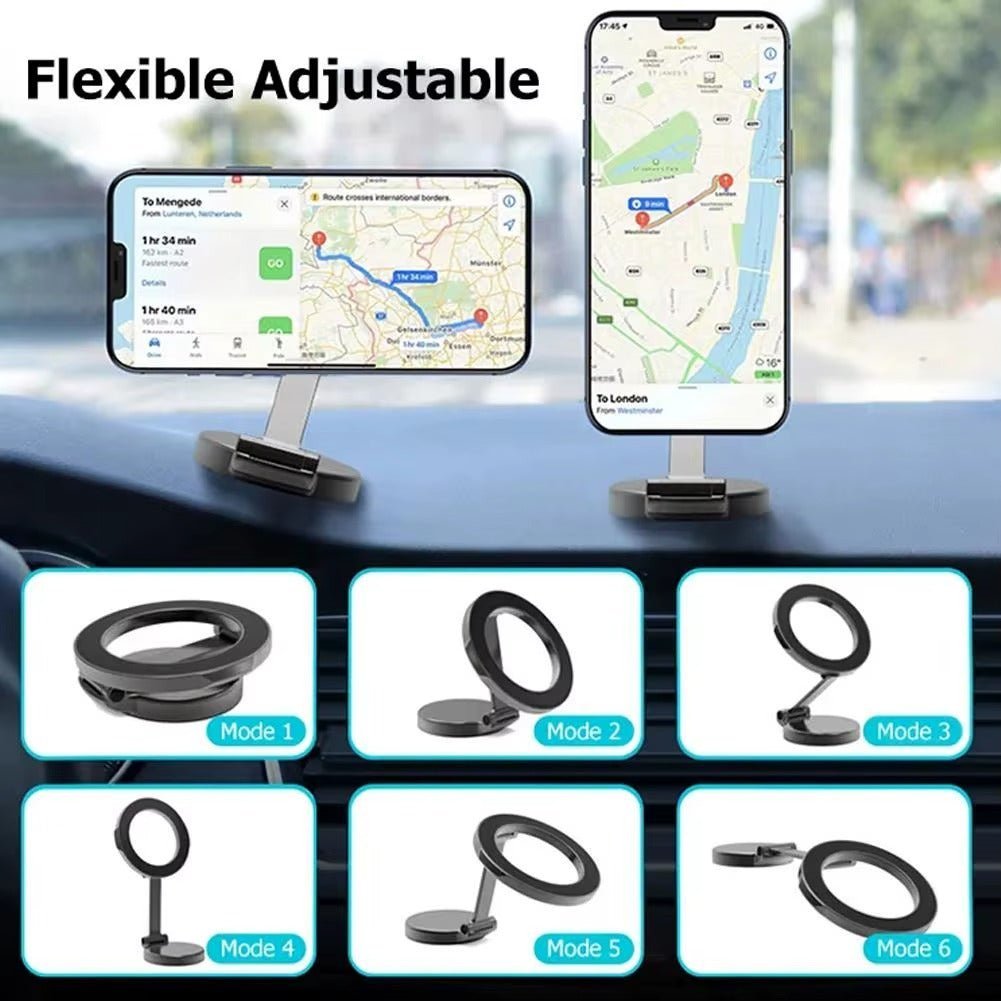 Support de Téléphone Magnétique pour Voiture – Rotation 1080° | Universel iPhone & Android TK - Image 9