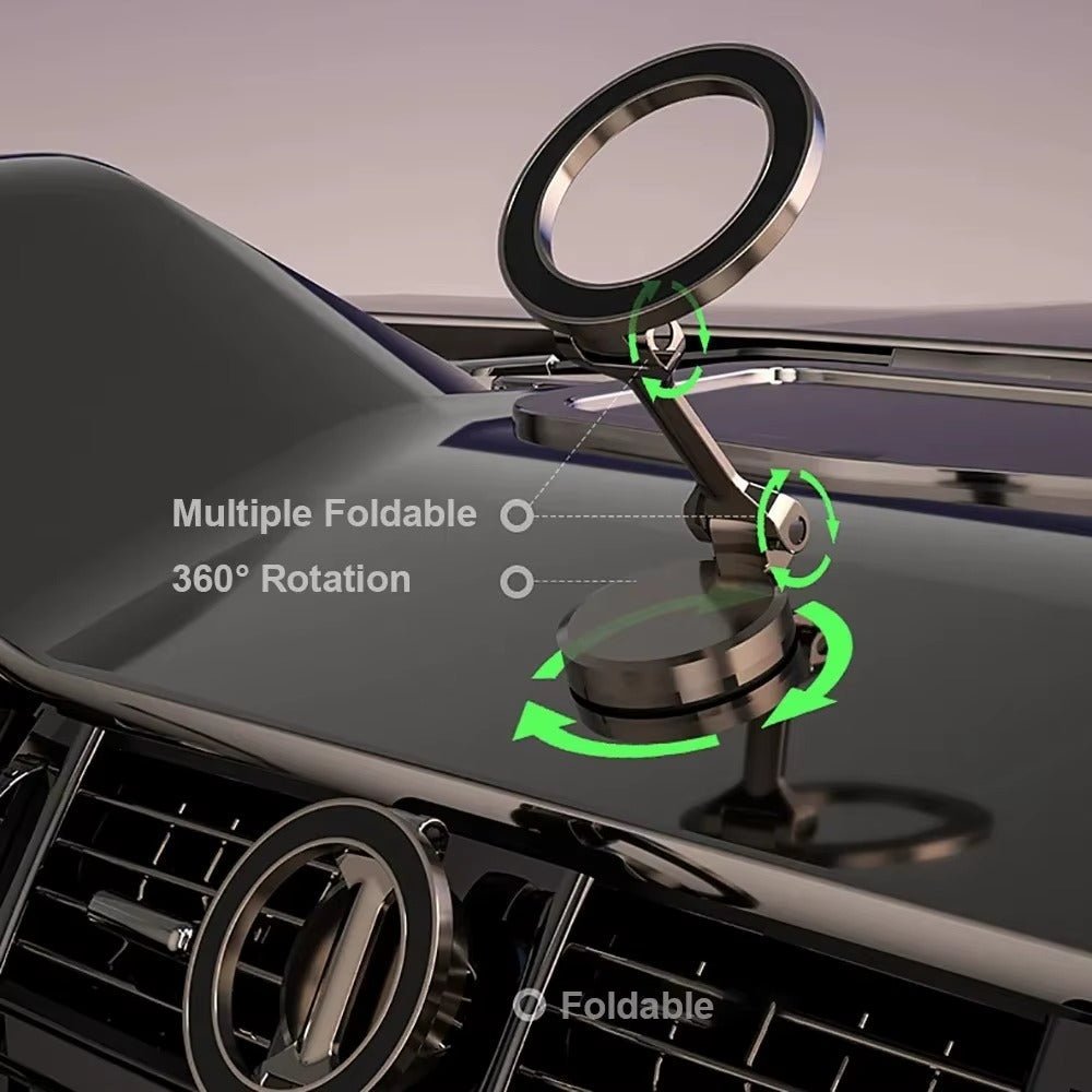 Support de Téléphone Magnétique pour Voiture – Rotation 1080° | Universel iPhone & Android TK - Image 14