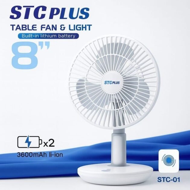 Ventilateur Rechargeable USB 3600mAh