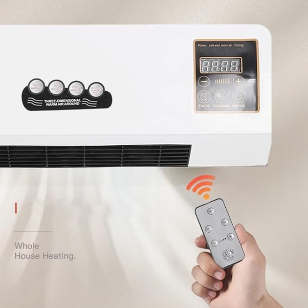 🔥 Chauffage Mural Électrique PTC avec Télécommande